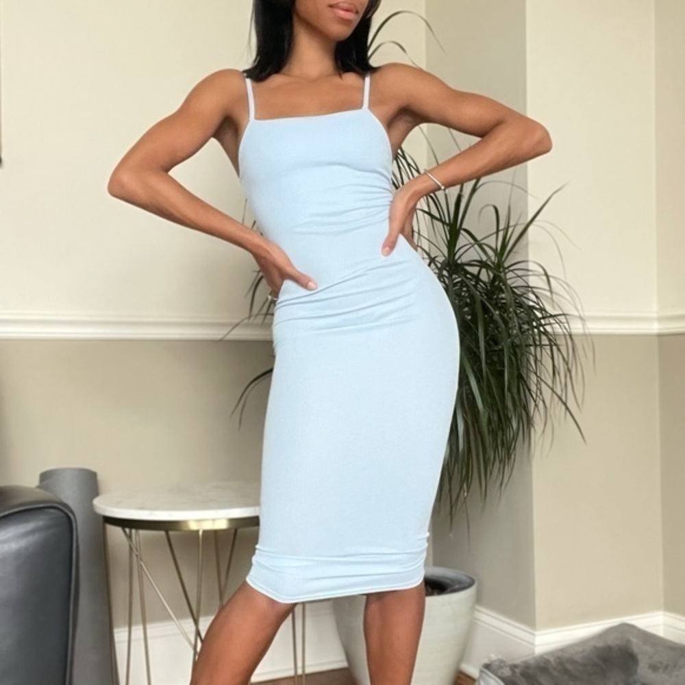 Pretty little thing bodycon midi dress